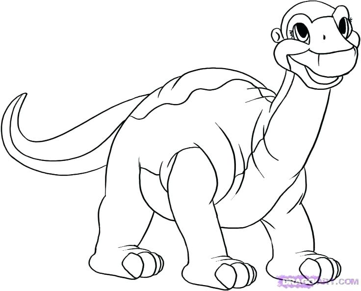 736x593 Little Foot Coloring Pages Dinosaur Coloring Pages As Well As
