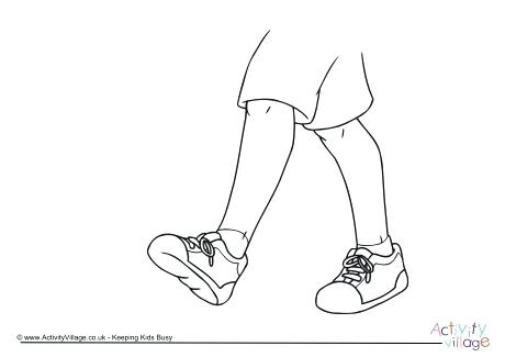 460x325 Transport Colouring Pages Feet Colouring Page Little Foot