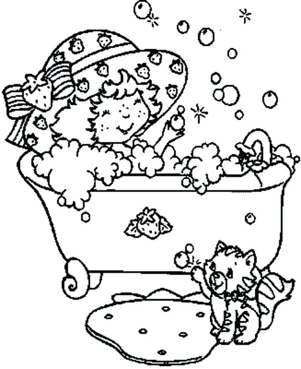 600x734 Little Girl Coloring Pages First Day Of School This Little Girl Is