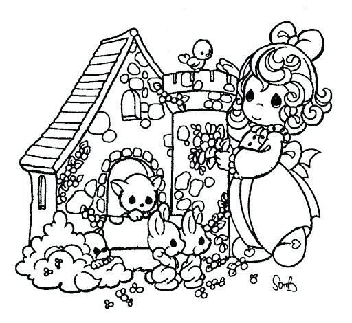 512x470 Little House Coloring Pages