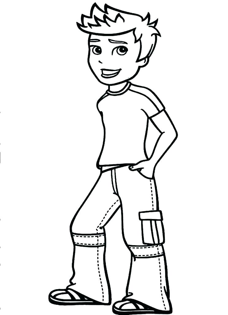 743x1024 Boys Coloring Pages