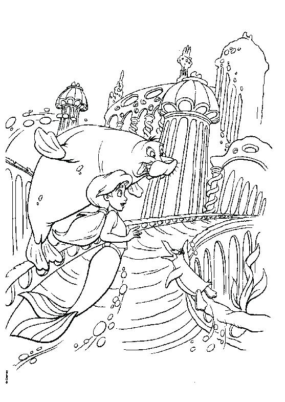 557x785 Little Mermaid Coloring Pages Little Mermaid Color Pages