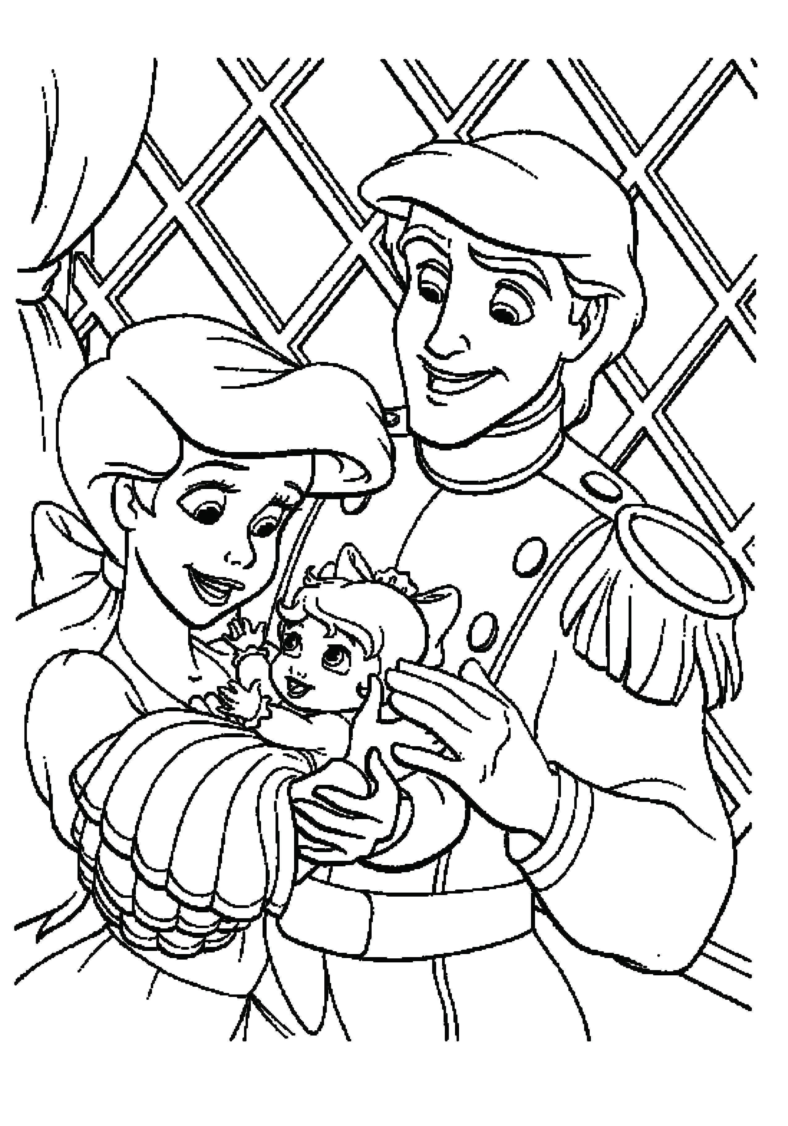 2551x3647 The Little Mermaid Coloring Pages