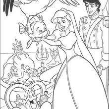 220x220 Ariel And Prince Eric Coloring Pages