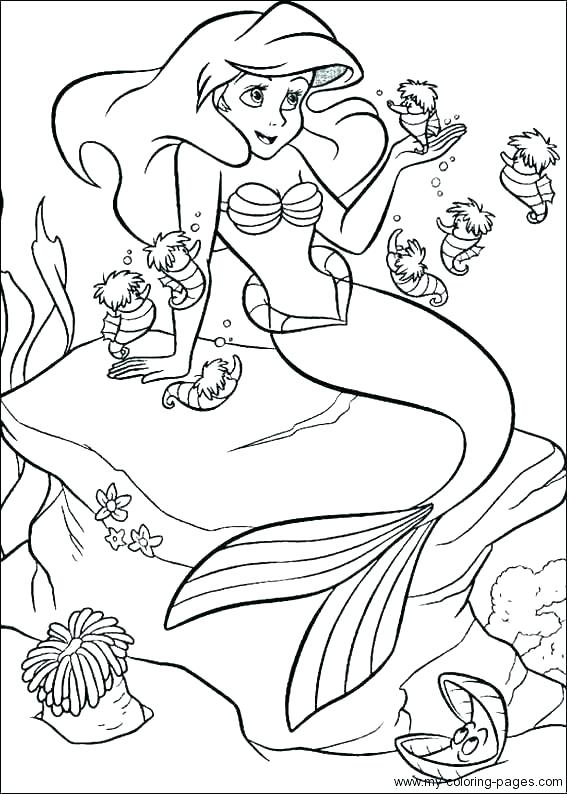 567x794 Coloring Pages Of Ariel Online Coloring Pages Printable Coloring