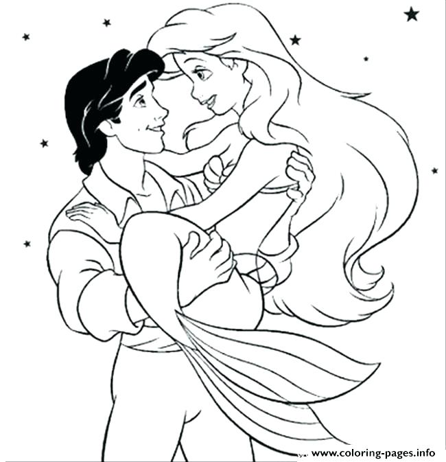 650x673 Prince Eric Coloring Pages Explore Mermaid Coloring The Little