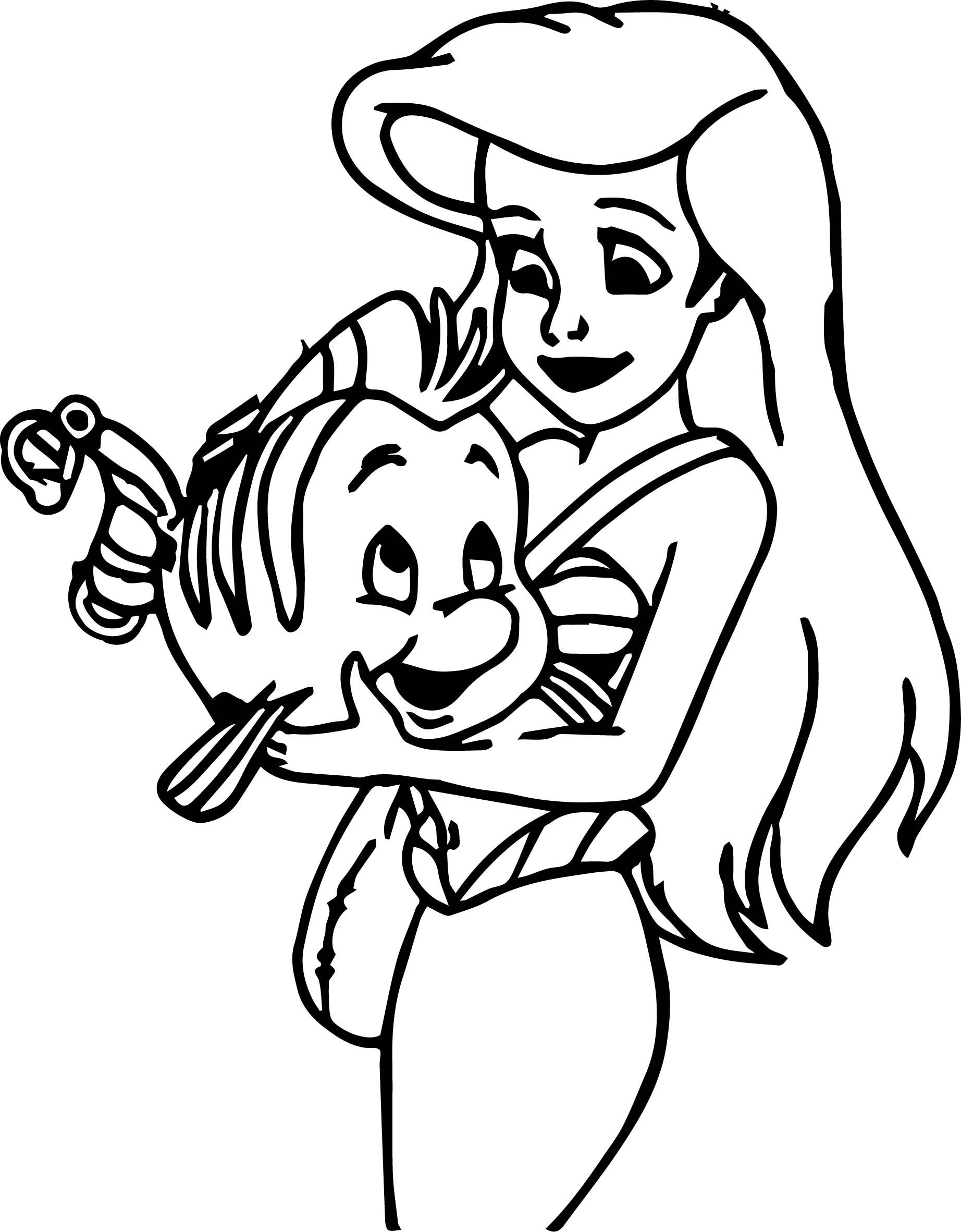 1844x2363 Flounder Page To Color O The Little Mermaid Ariel And Flounder