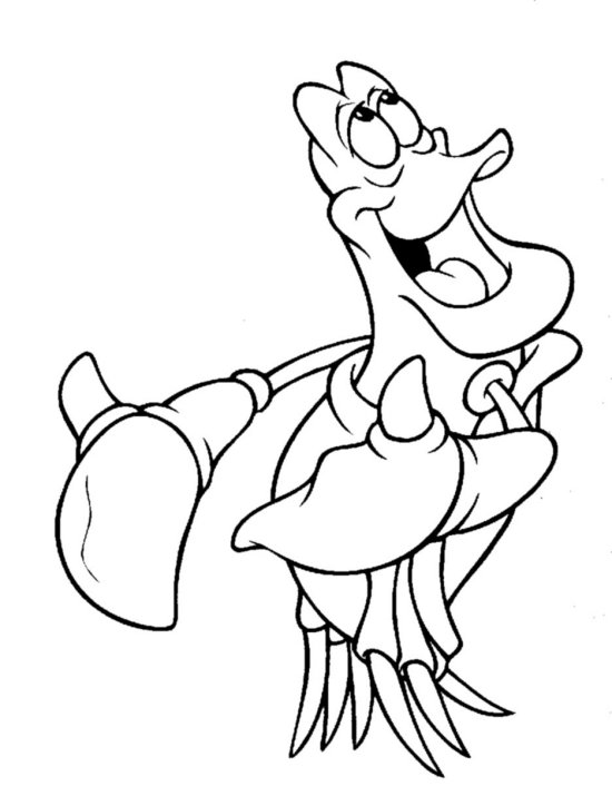 550x715 Little Mermaid Coloring Pages