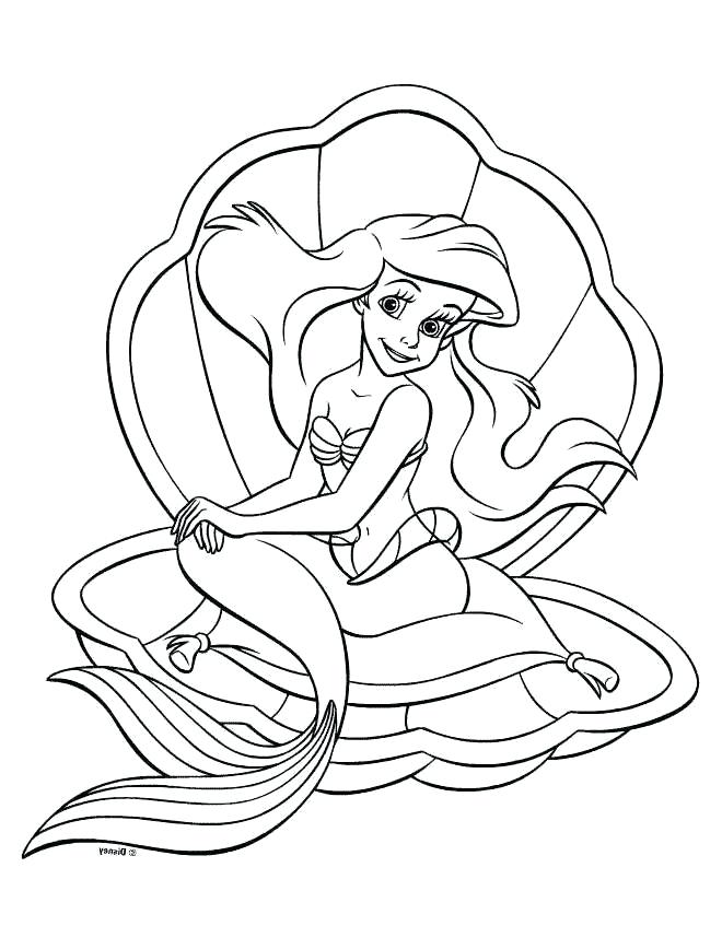 660x847 Black Butler Sebastian Coloring Pages Little Mermaid With Her