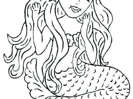 440x330 Mermaid Coloring Pages Educational Coloring Pages Mermaid Coloring