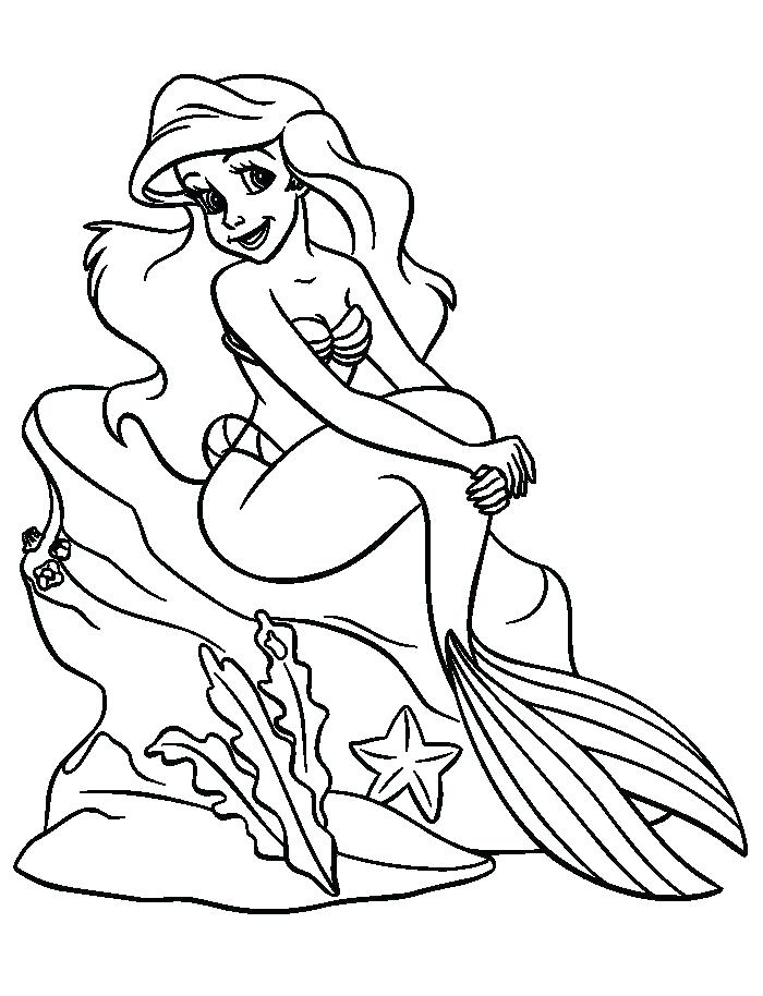 700x914 Little Mermaid Printable Coloring Pages Little Mermaid Color Pages