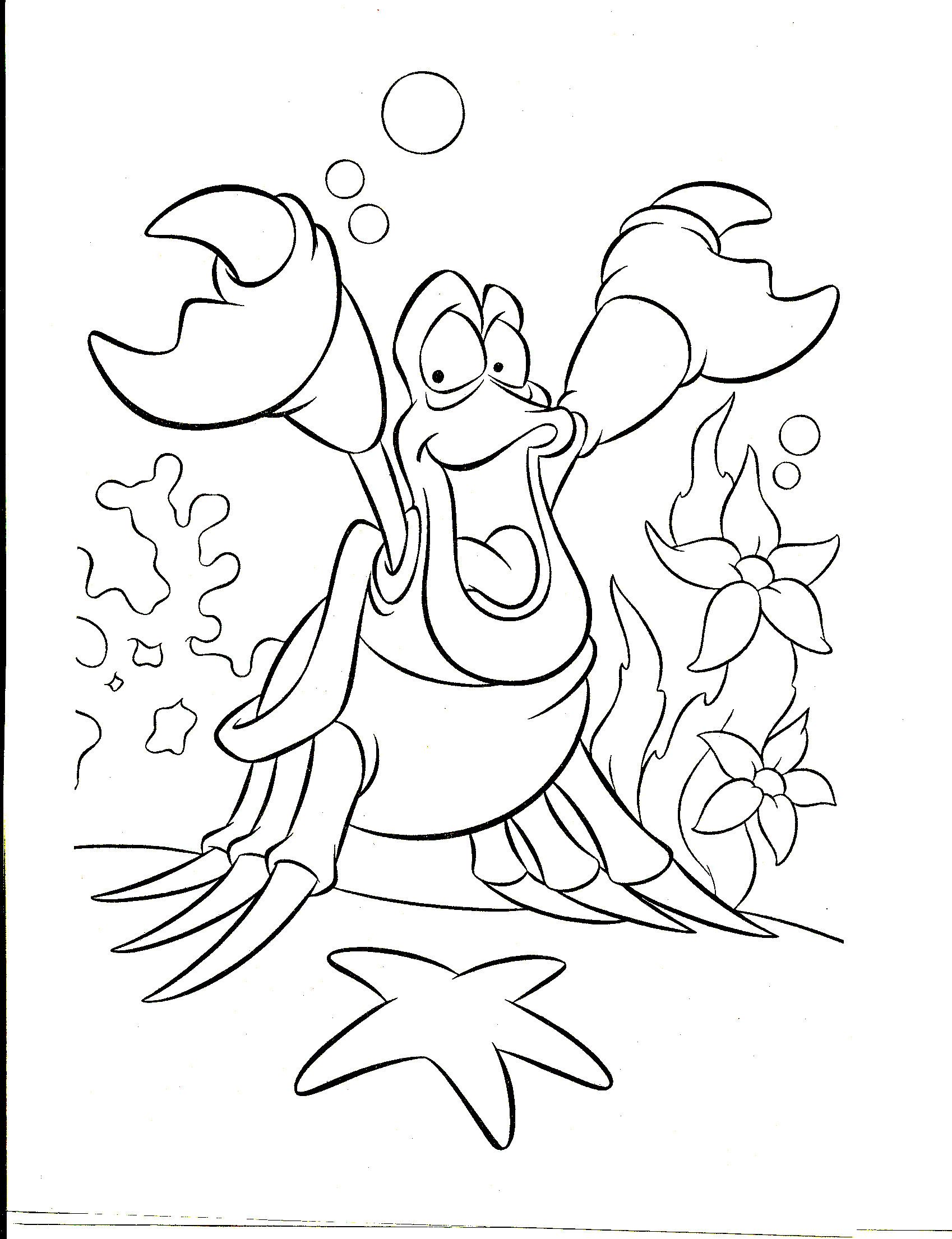 1698x2210 Coloring Pages Mermaid