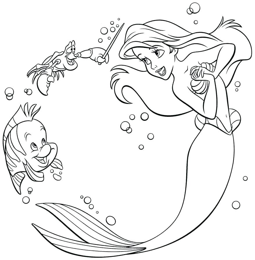 878x895 Sebastian Coloring Pages