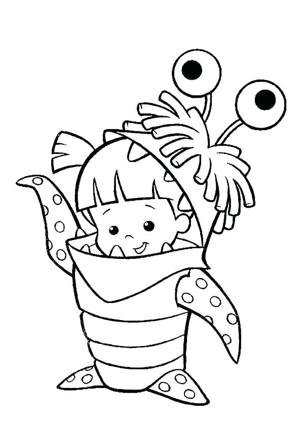 600x839 Cute Monster Coloring Pages Cute Monster Coloring Pages Monsters
