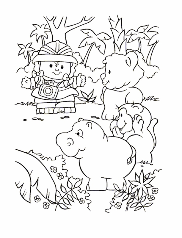 612x800 People Coloring Pages