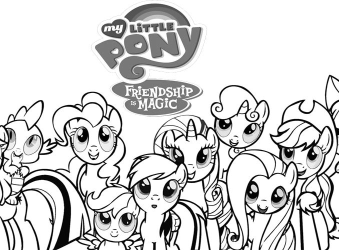 678x500 My Little Pony Pictures To Color Coloring Pages
