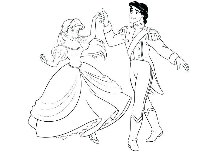 700x500 Frog Prince Coloring Page