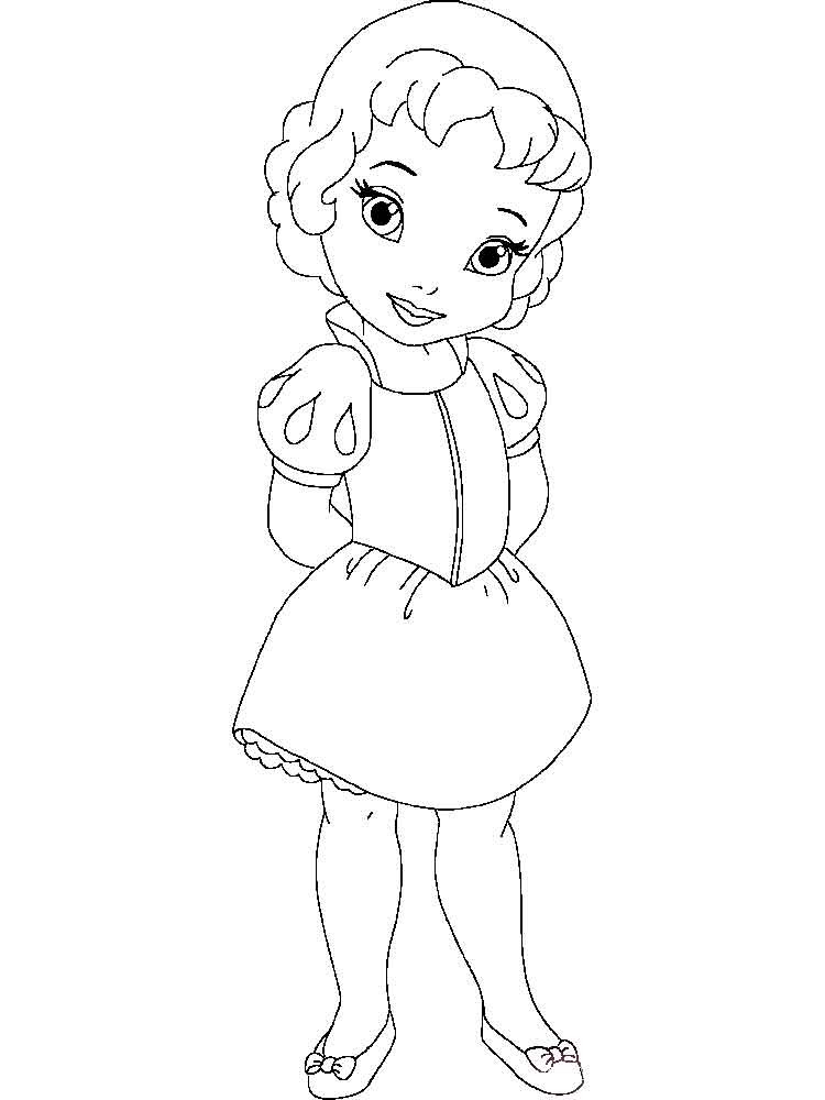 750x1000 Little Princess Coloring Pages To Print Free Printable