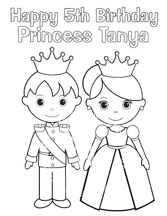 570x738 Little Princess Coloring Pages