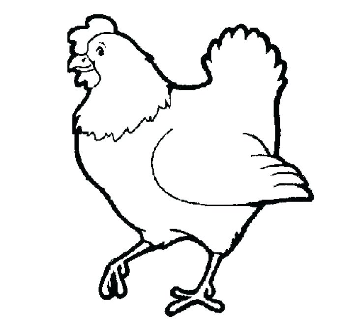 728x678 The Little Red Hen Coloring Page Hen Coloring Pages Little Red Hen