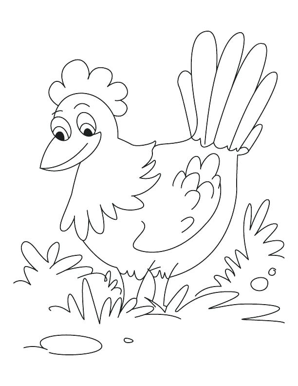 612x792 Little Red Hen Coloring Pages Hen Coloring Page Hen Coloring Page