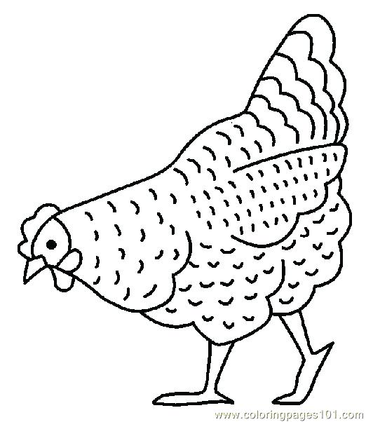 522x602 Hen Coloring Pages Chicken Coloring Book Little Red Hen Coloring