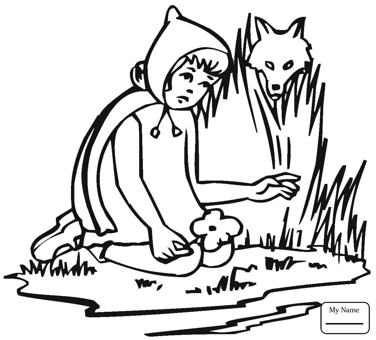 1224x1109 Little Red Riding Hood Coloring Pages With Wallpapers High