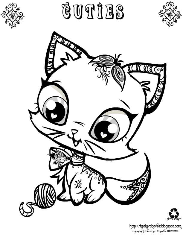 612x792 Littlest Pet Shop Cuties Coloring Pages