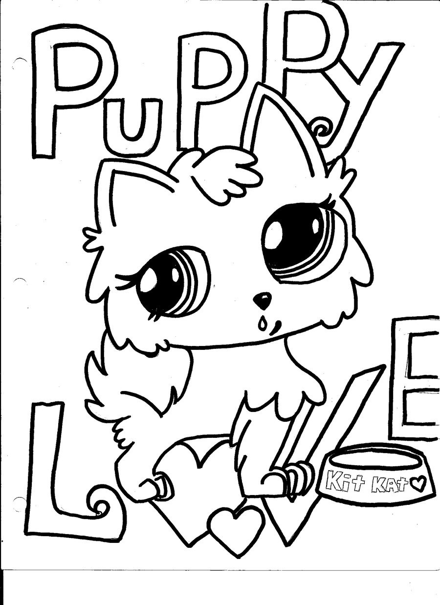 900x1238 Lps Cat Coloring Pages Free