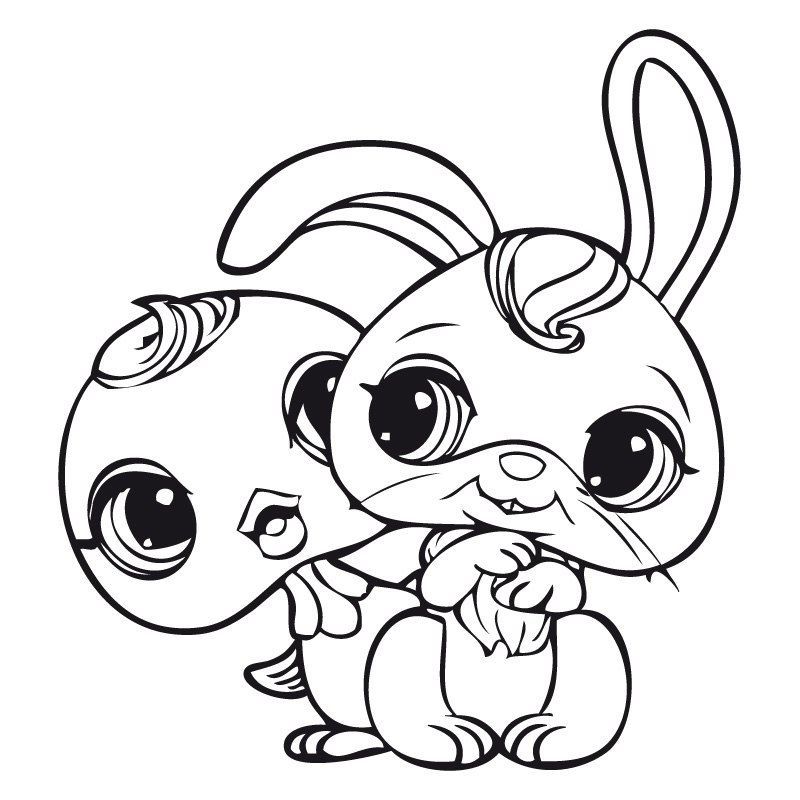 Littlest Pet Shop Coloring Pages Bunny at GetDrawings | Free download