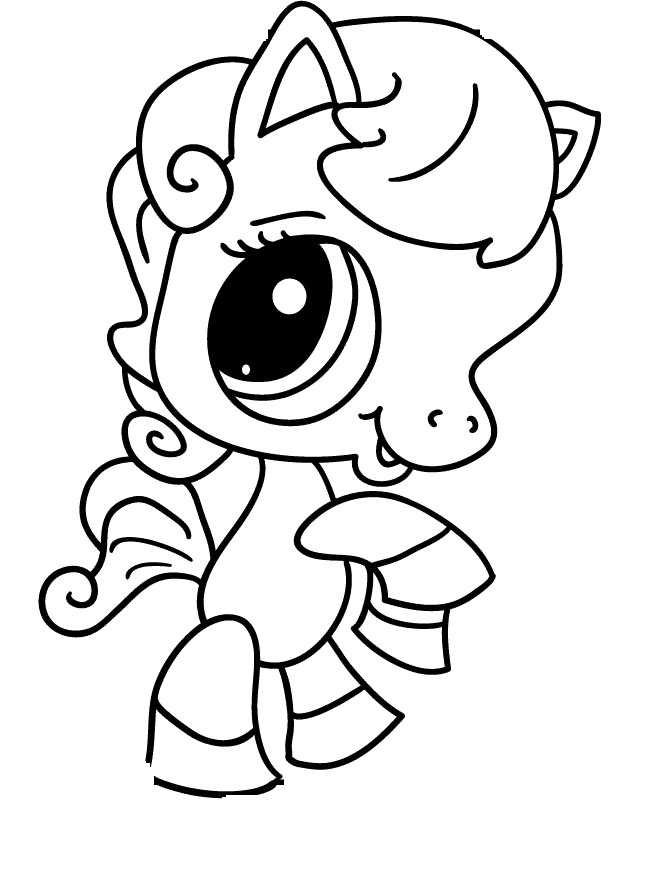 658x871 Littlest Pet Shop Horse Coloring Pages