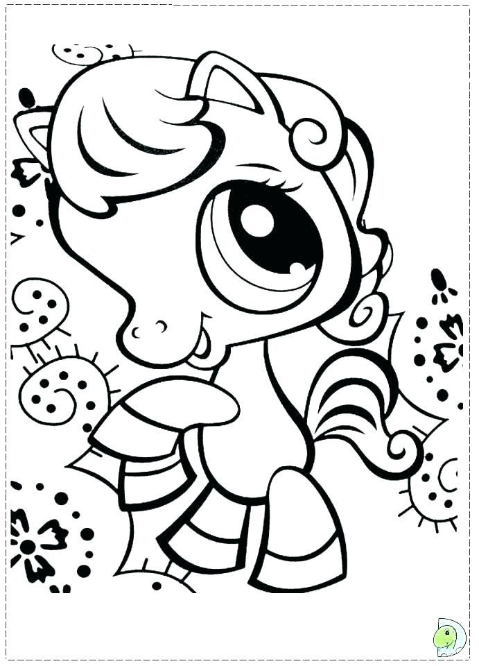 691x960 Coloring Pages Of Littlest Pet Shop