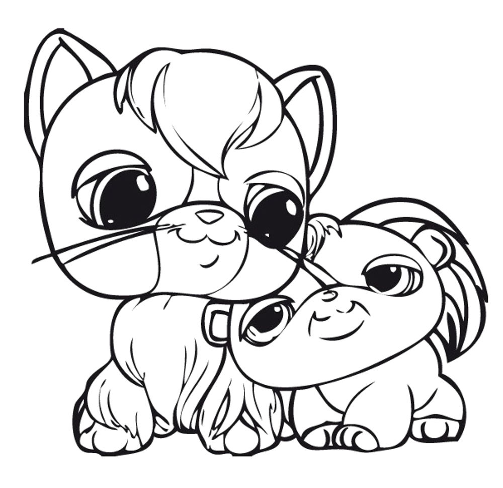 1000x969 Littlest Pet Shop Coloring Pages