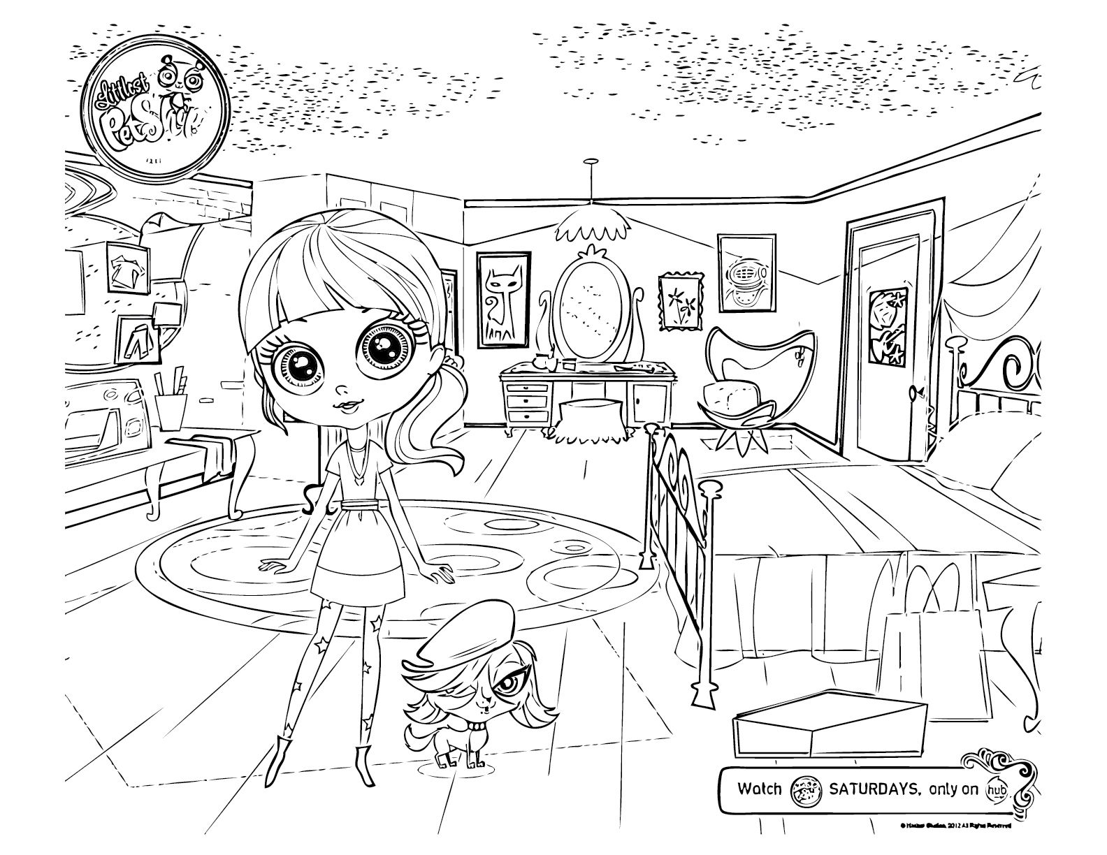 1584x1224 Littlest Pet Shop Coloring Pages Zoe
