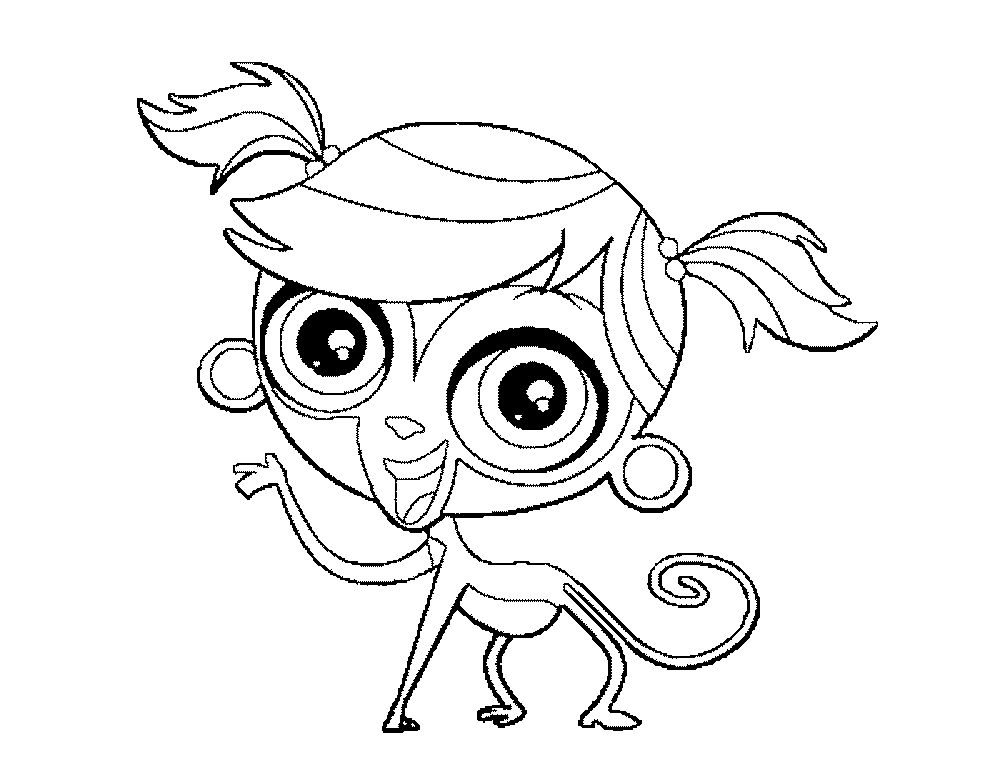 Littlest Pet Shop Coloring Pages Zoe at GetDrawings | Free download