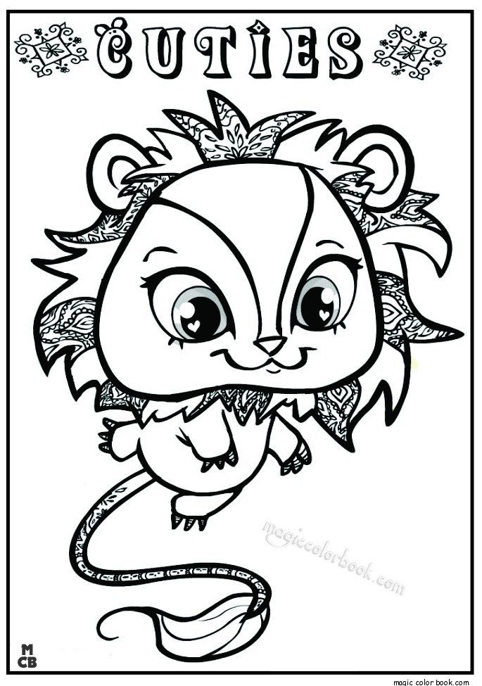 685x975 Cuties Littlest Petshop Coloring Pages Free Online