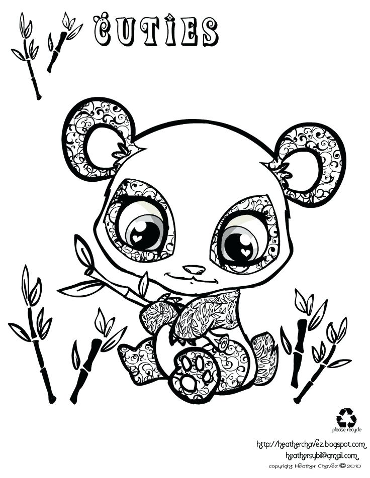 736x952 Elegant Littlest Pet Shop Coloring Pages Cuties And Cute Panda