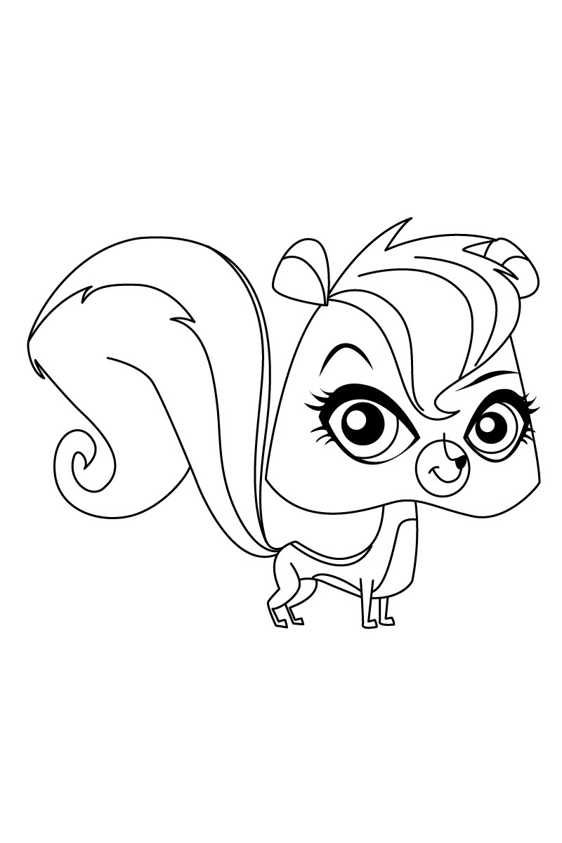 800x1200 Littlest Pet Shop Coloring Pages Pepper Clark