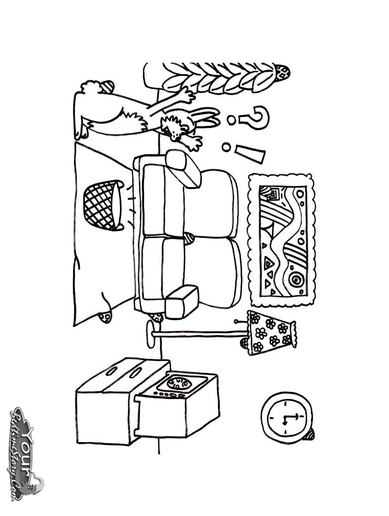794x1054 Living Room Coloring Pages Download And Print For Free