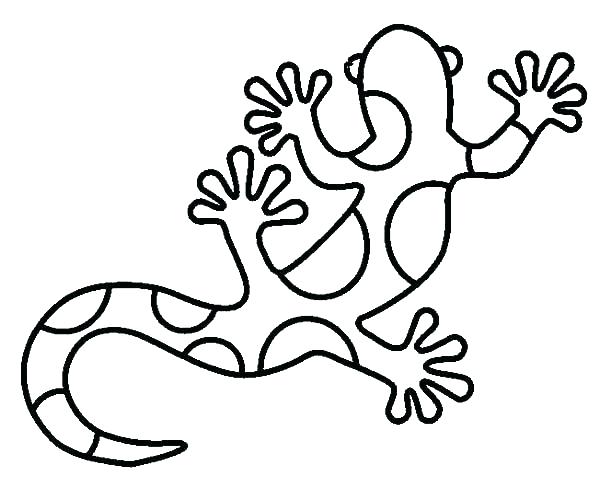 600x488 Lizard Coloring Page Baby Lizard Coloring Pages Printable For Kids