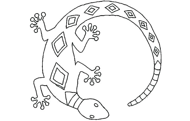 720x460 Lizard Coloring Pages Gecko Coloring Page Free Printable Lizard