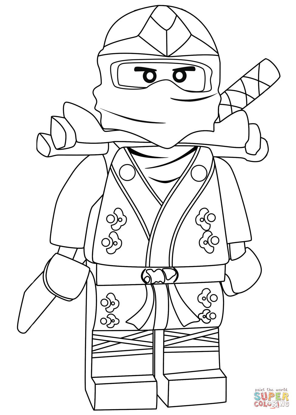 974x1363 Ninjago Lloyd Green Ninja Zx Coloring Page Free Printable Coloring