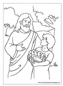 219x300 Loaves And Fishes Coloring Page