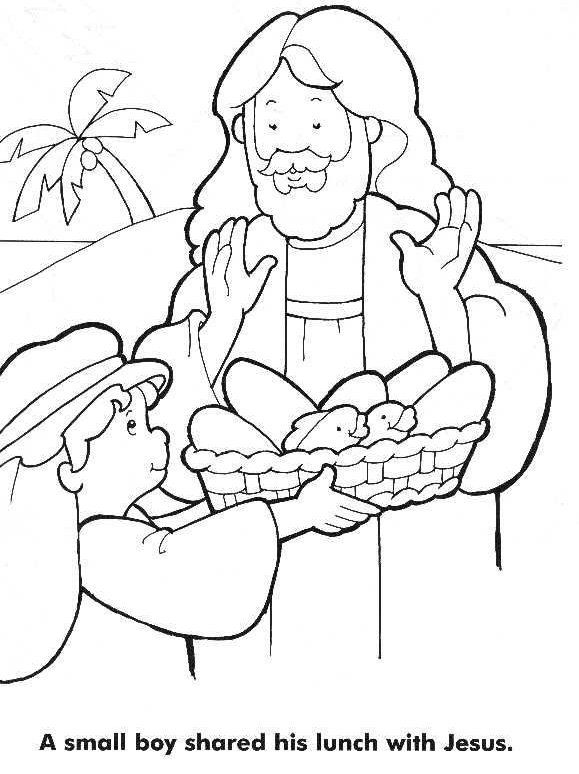 579x774 Loaves And Fishes Coloring Page Sunday School Lessons
