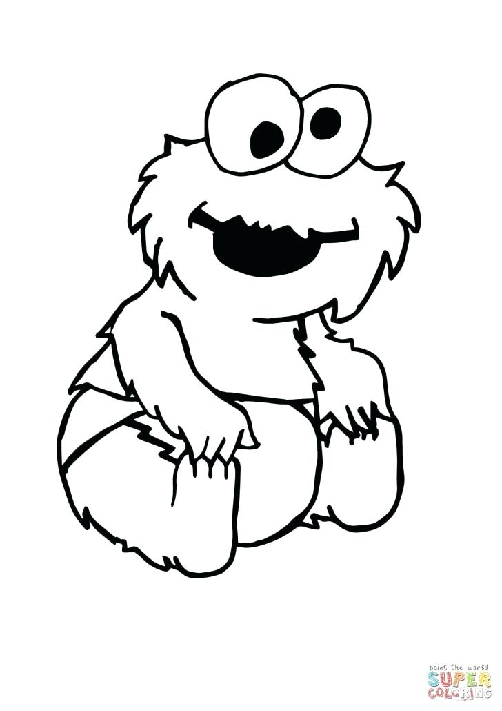 728x1030 Loch Ness Monster Coloring Pages Cookie Monster Coloring Pages