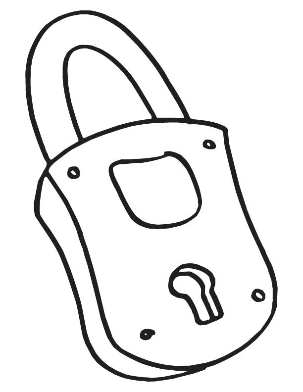 612x792 Key Coloring Page Lock Coloring Page Key Deer Coloring Page