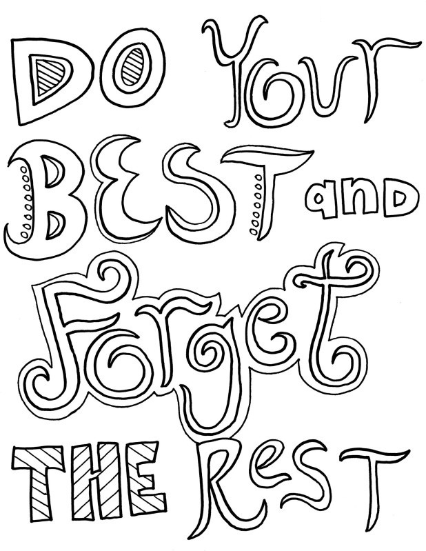618x799 Inspirational Quotel Coloring Pages
