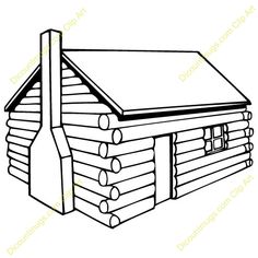 236x236 Interesting Log Cabin Coloring Pages Abraham Lincoln For Kids