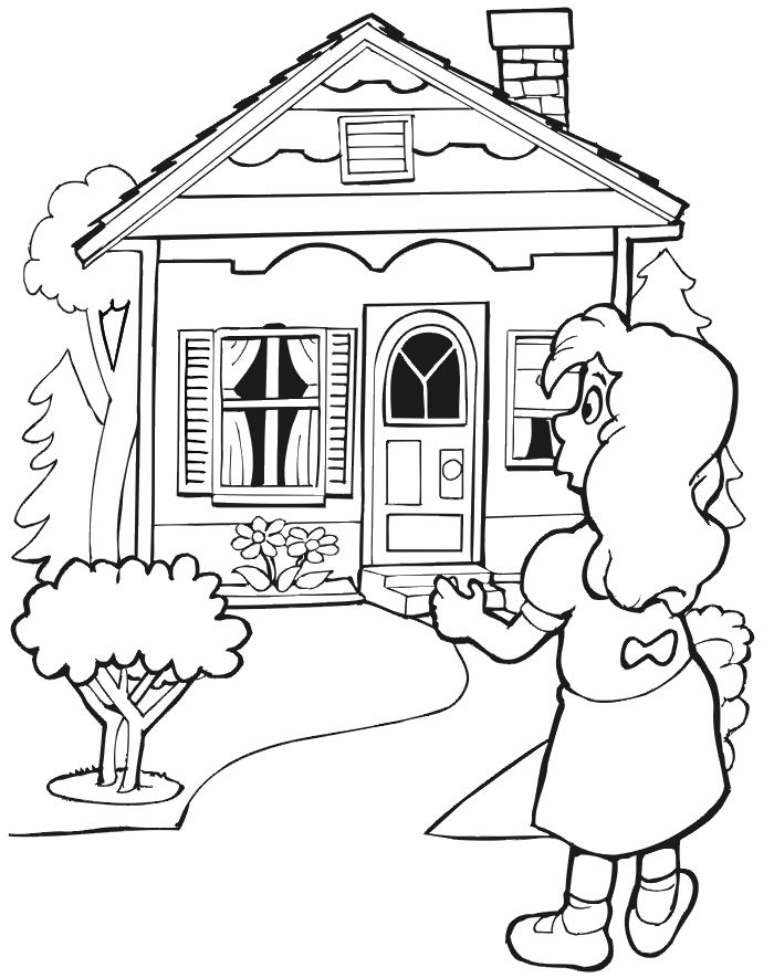 700x885 Top Cabin Coloring Pages
