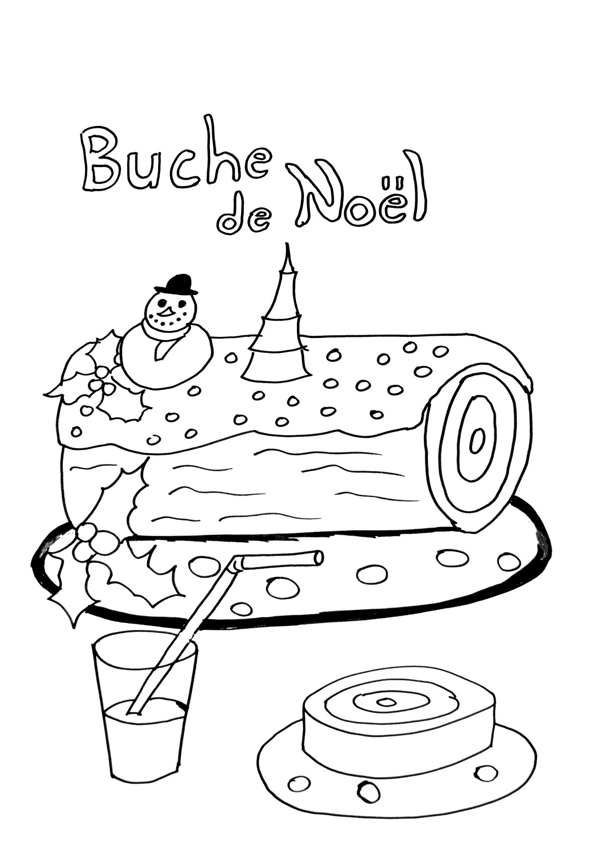 1200x1700 Yule Log Traditional Christmas Cake De In French